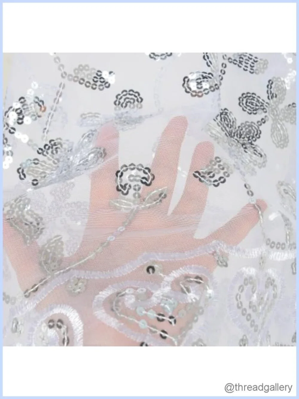 Sequin Mesh Shawl Wrap Embroidered Sheer Scarf Women